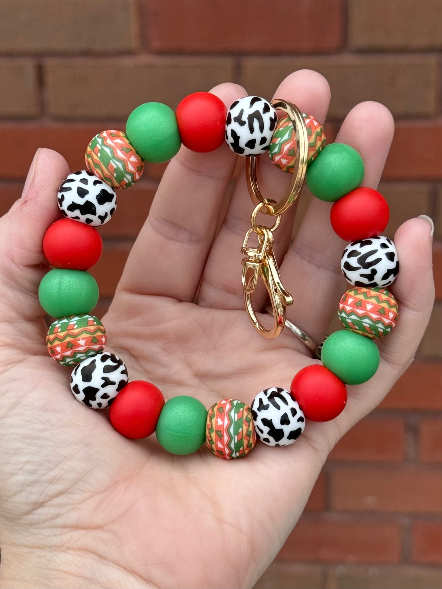 (Wholesale) Mooey Christmas Sweater Wristlet