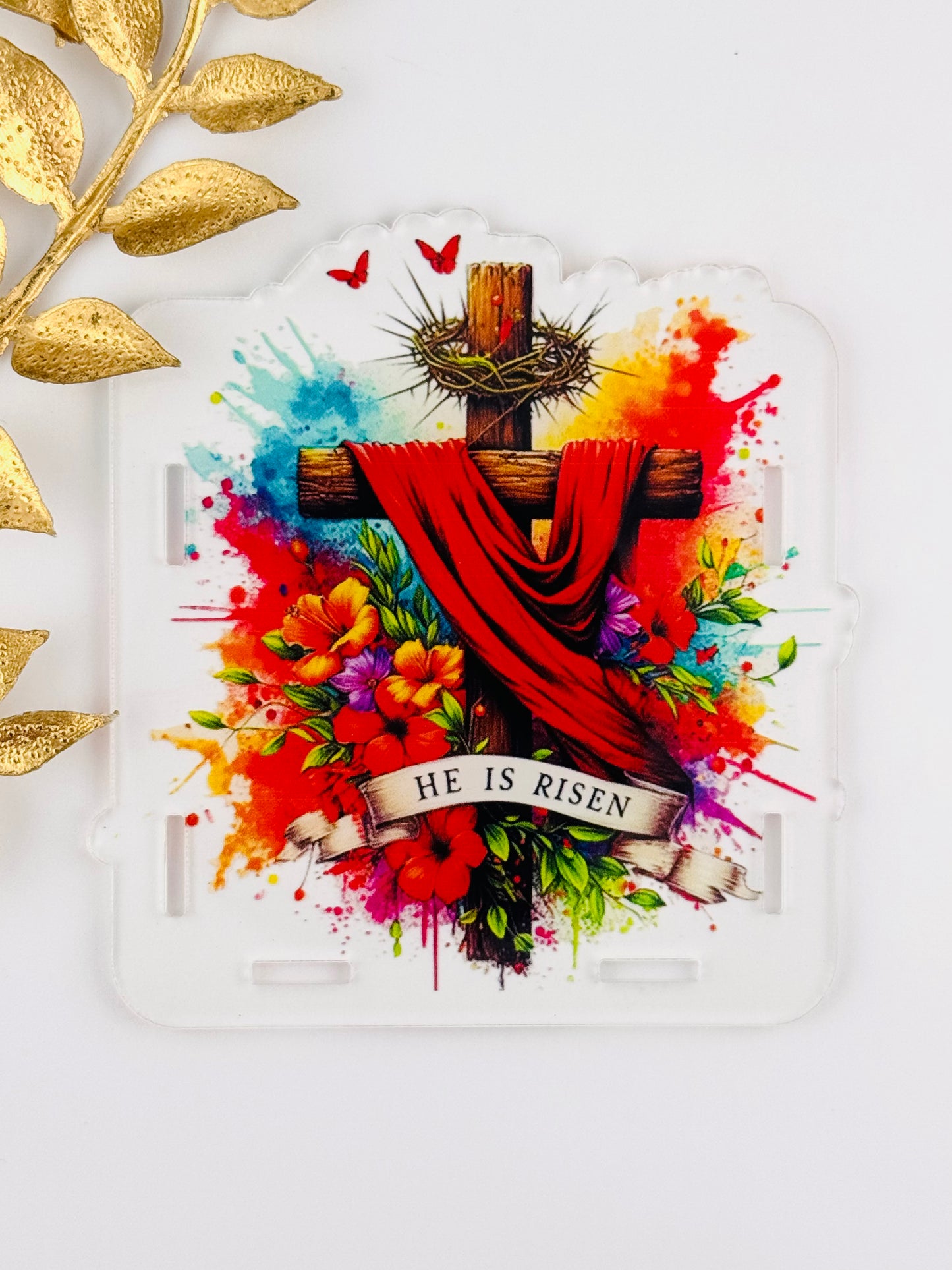 Acrylic Storage Box ~ He Is Risen