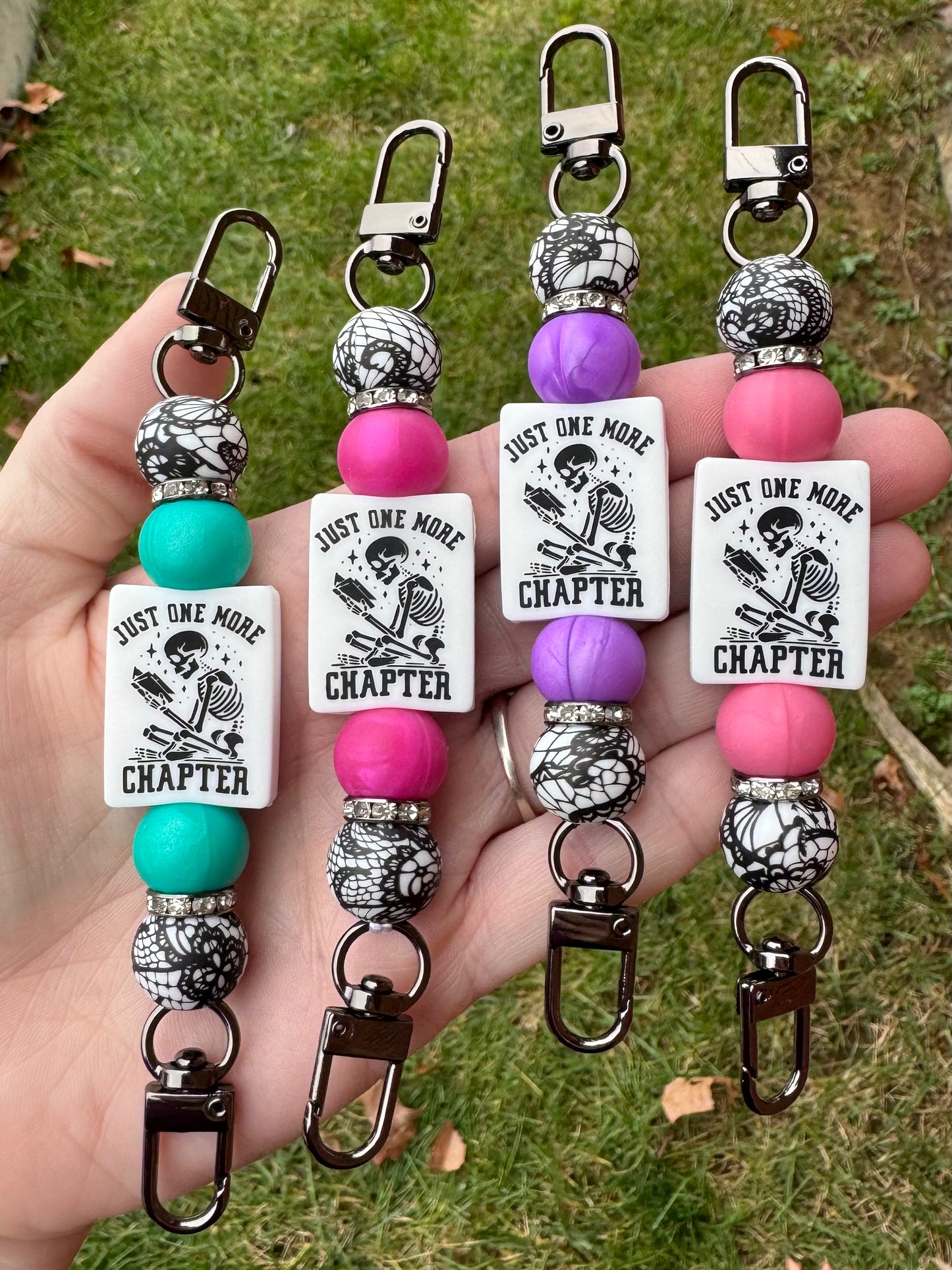 (Wholesale) E-Reader Strap ~ Just One More Chapter ~ Interchangeable *Custom