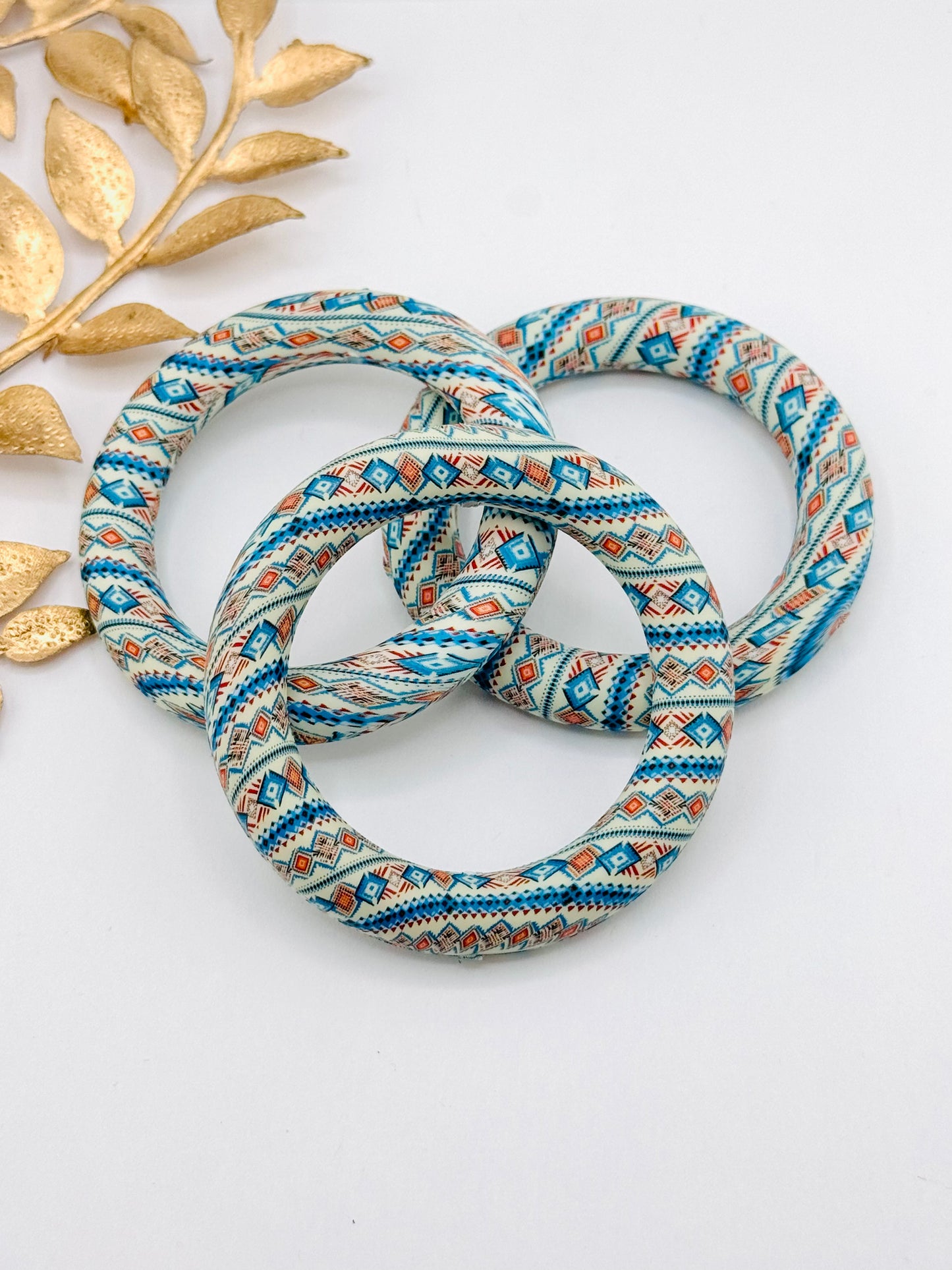Printed Silicone Ring - Navajo Sweater