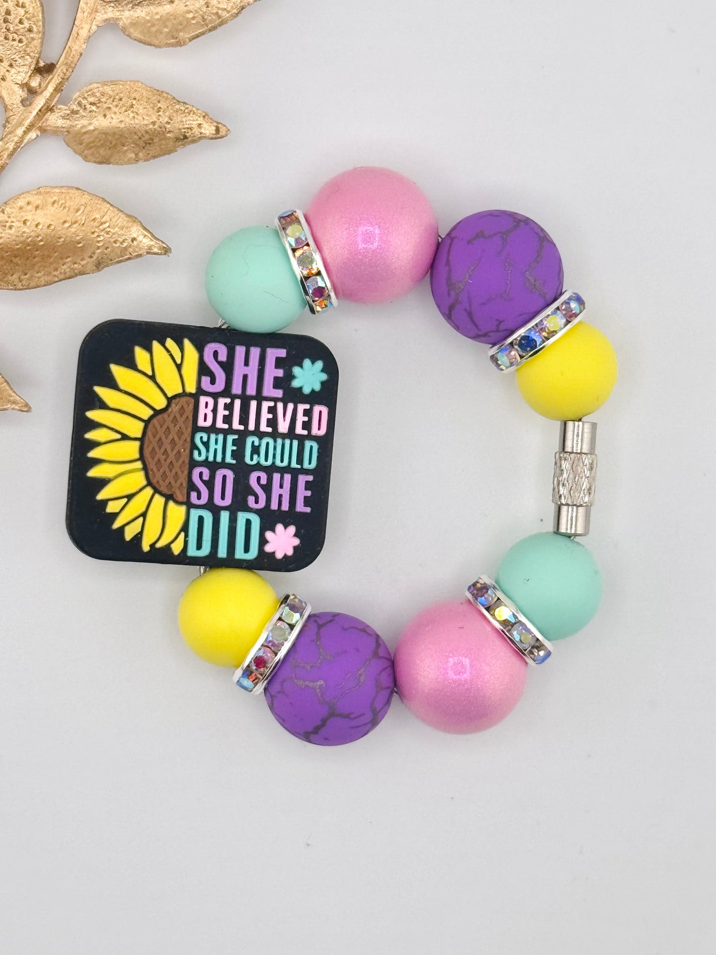 (Wholesale) Cup Charm ~ She Believed She Could