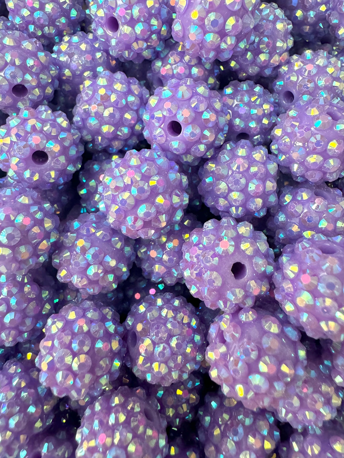 Rhinestone 16mm Acrylic ~ Purple