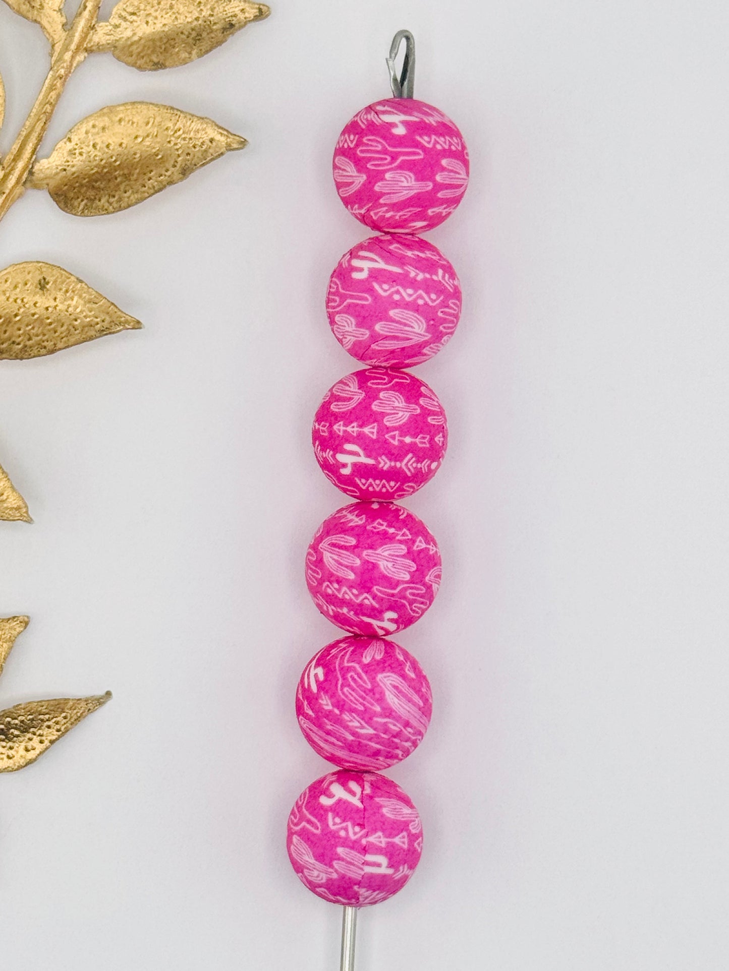 P308 Pink Cactus 15mm Print (6ct)