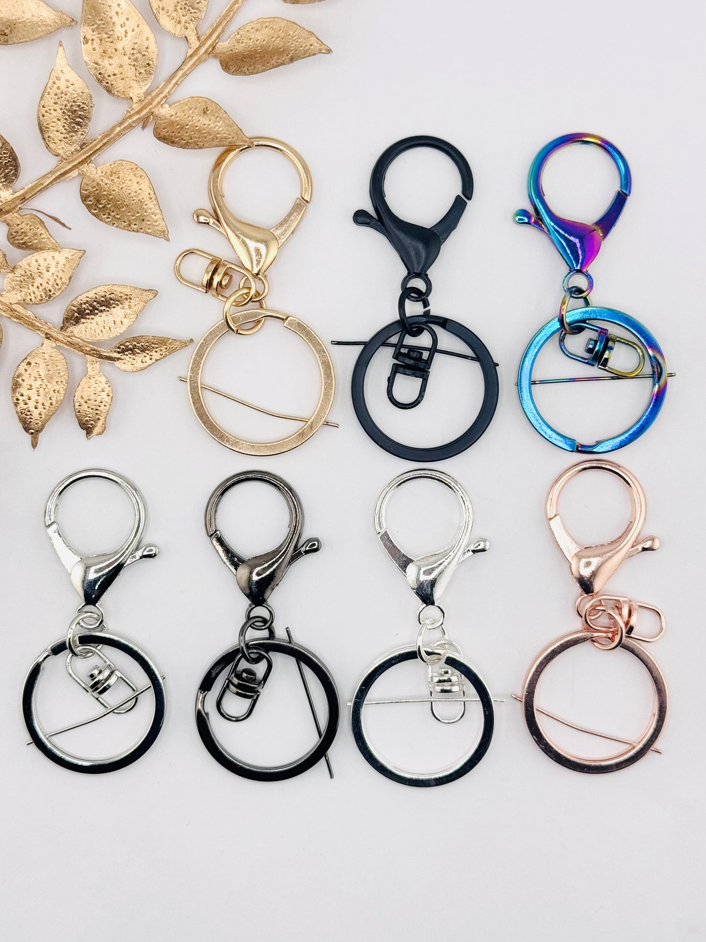 Large Lobster Clasp Key Rings