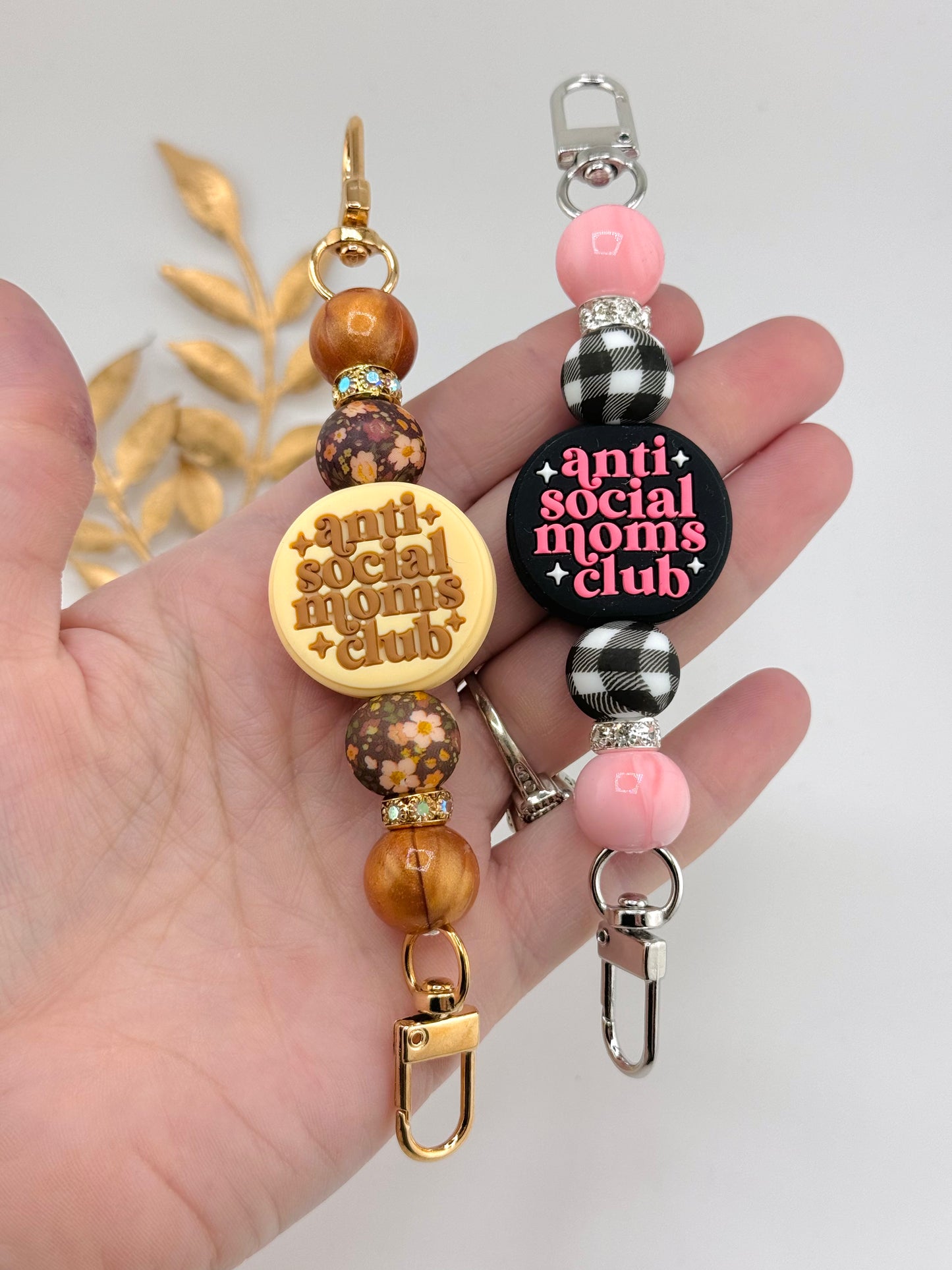 (Wholesale) E-Reader Strap ~ Anti Social Moms Club ~ Interchangable