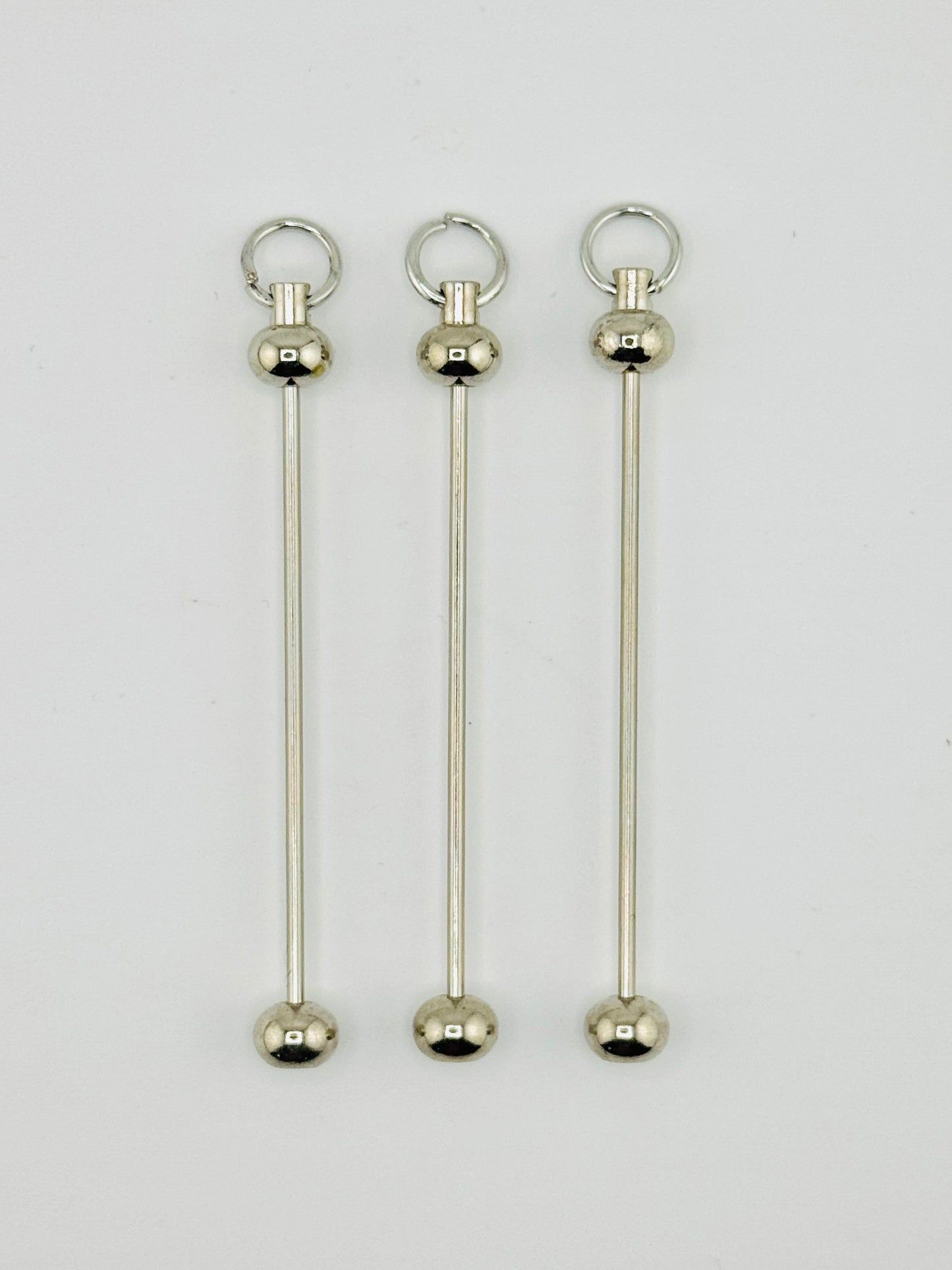 Silver Beadable Bars