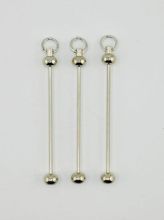 Silver Beadable Bars