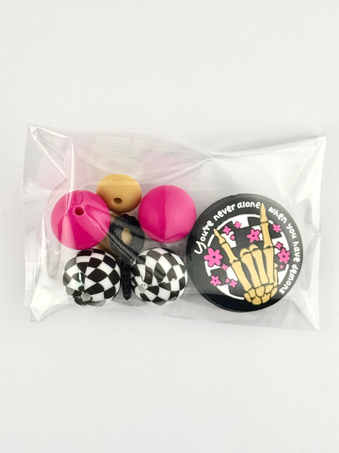 Bead Bag - Never Alone When You Have Demons