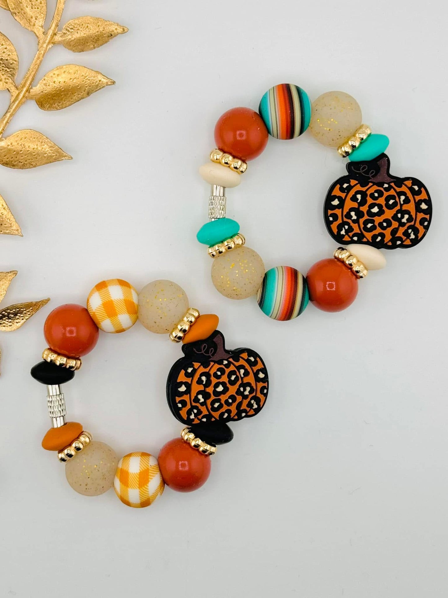 (Wholesale) Cup Charm ~ Leopard Pumpkin *Custom