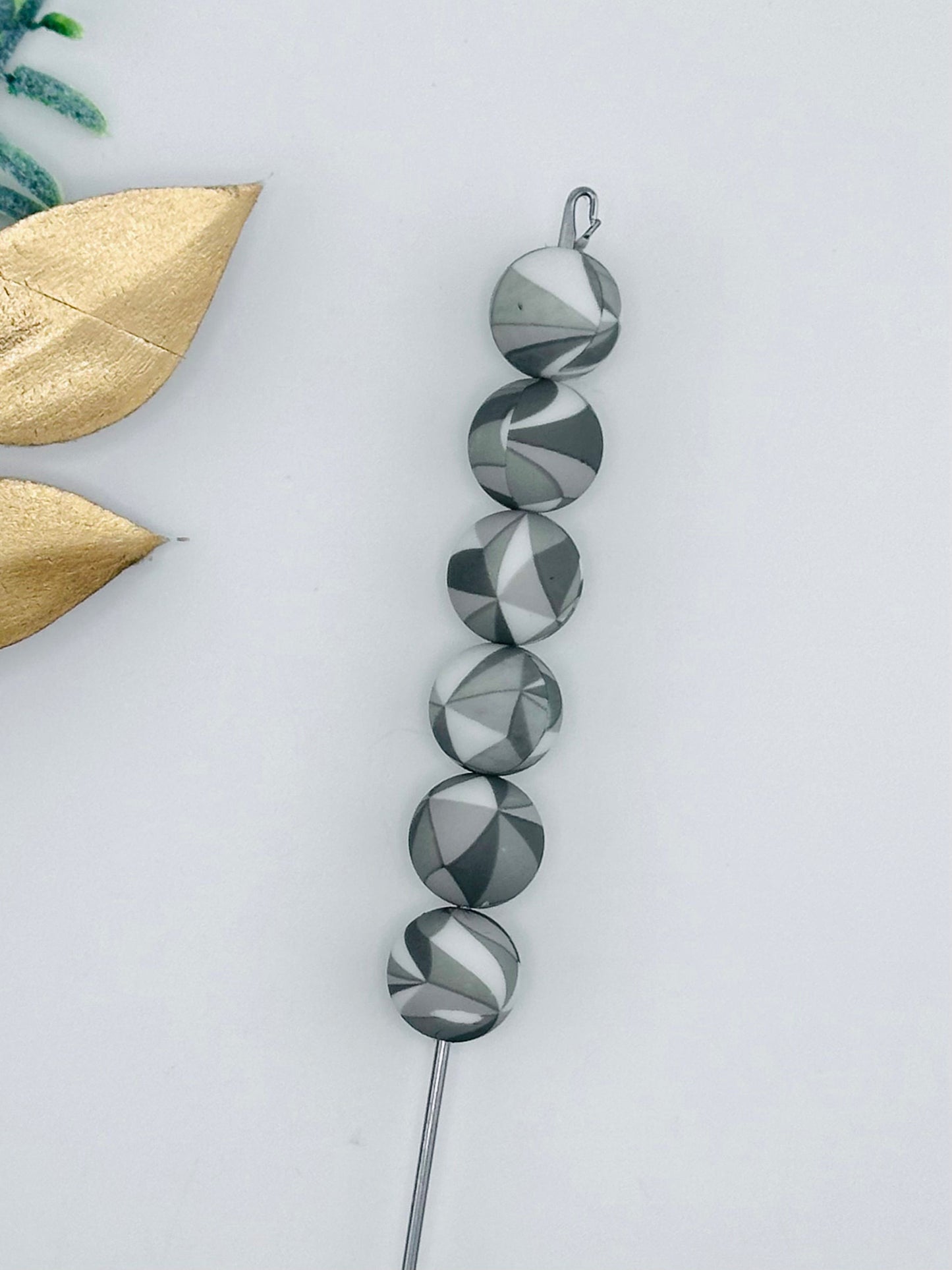 P181 Monochrome Geo 15mm Print