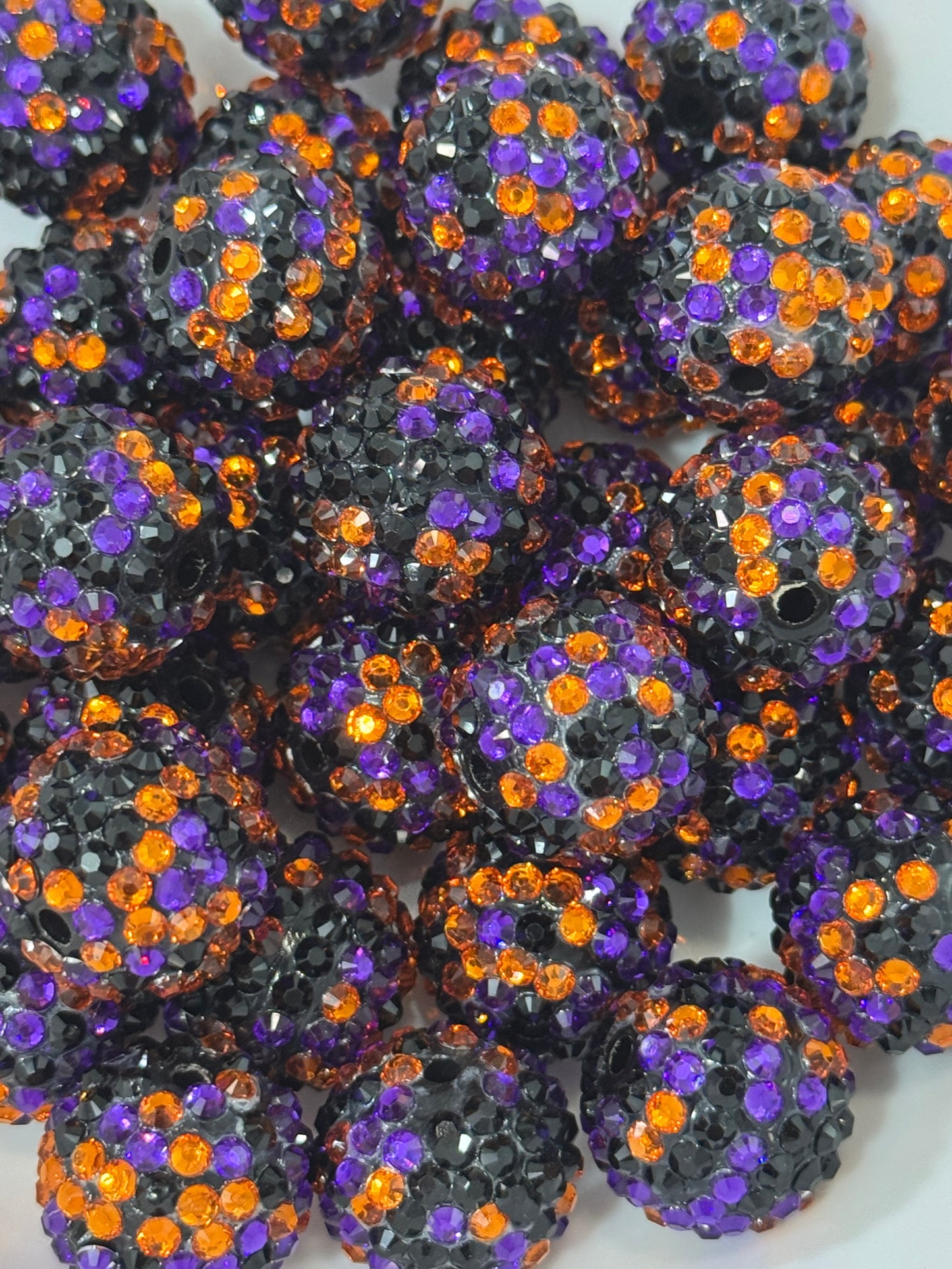 Rhinestone 20mm Acrylic ~ Halloween Splash