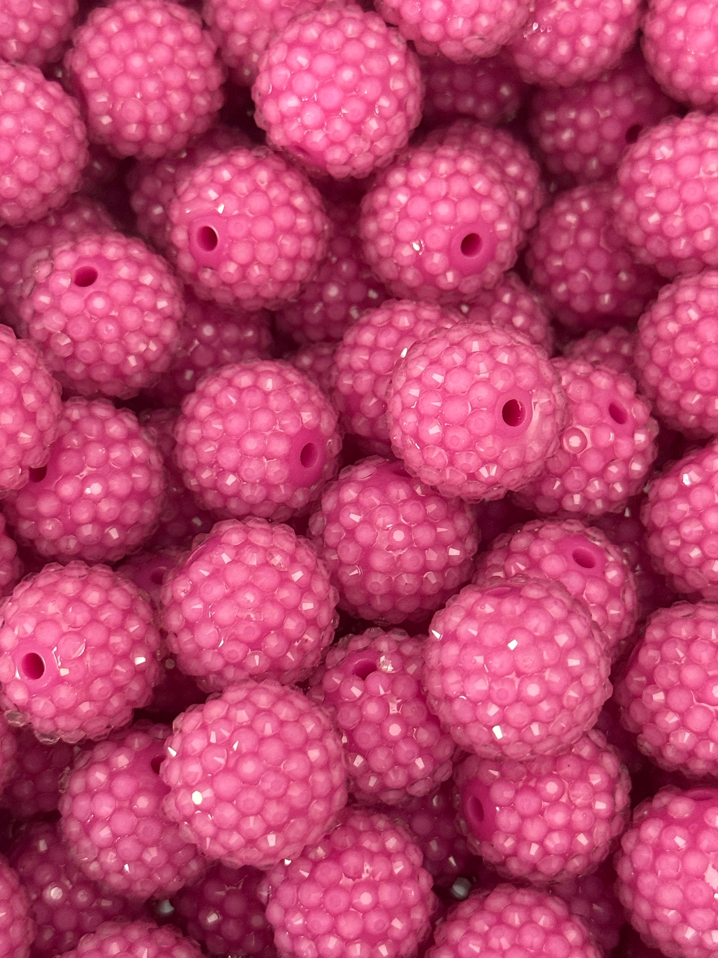 Rhinestone 20mm Acrylic ~ Jelly Fuchsia