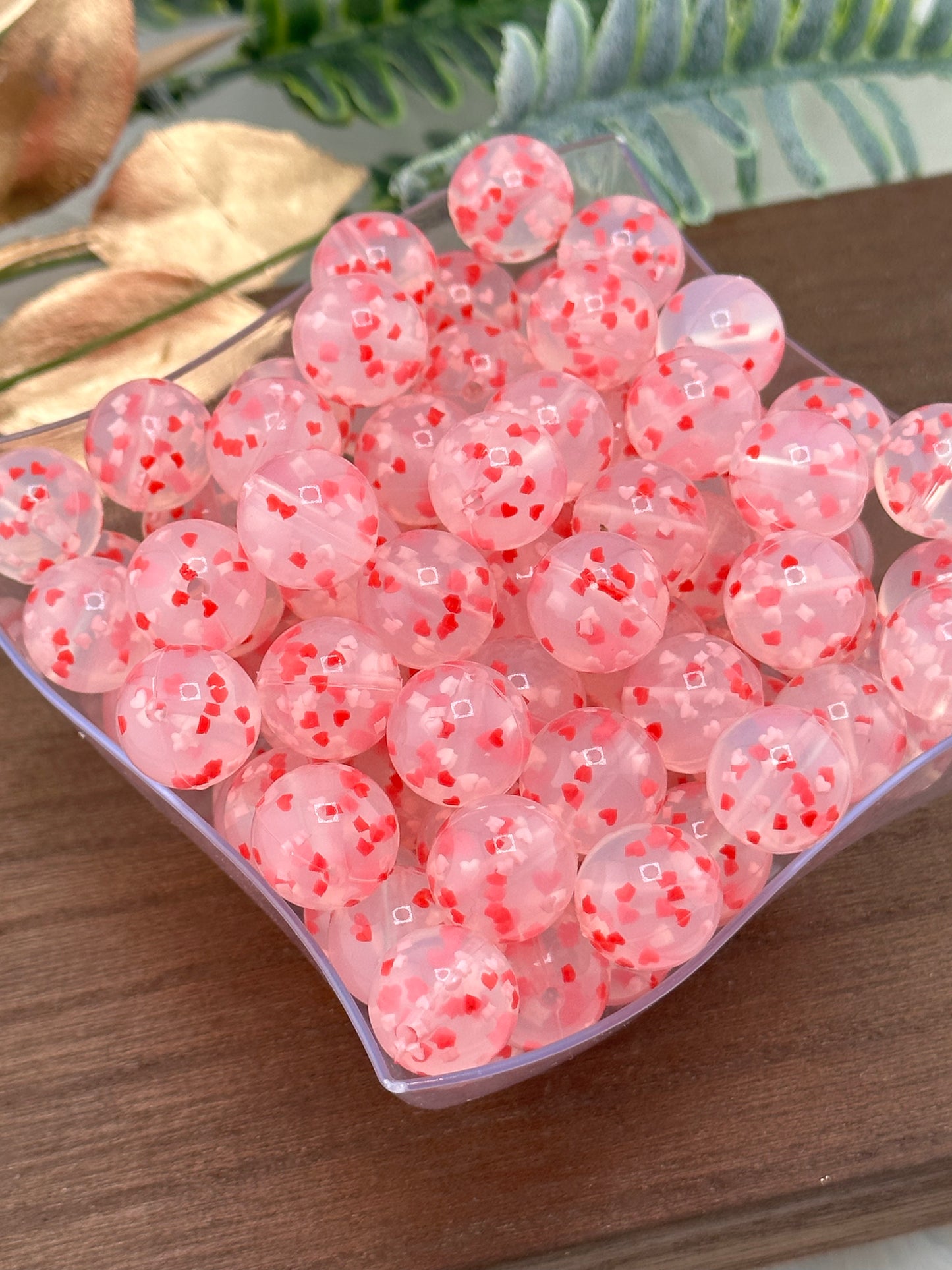 P371 Heart Confetti 15mm Print