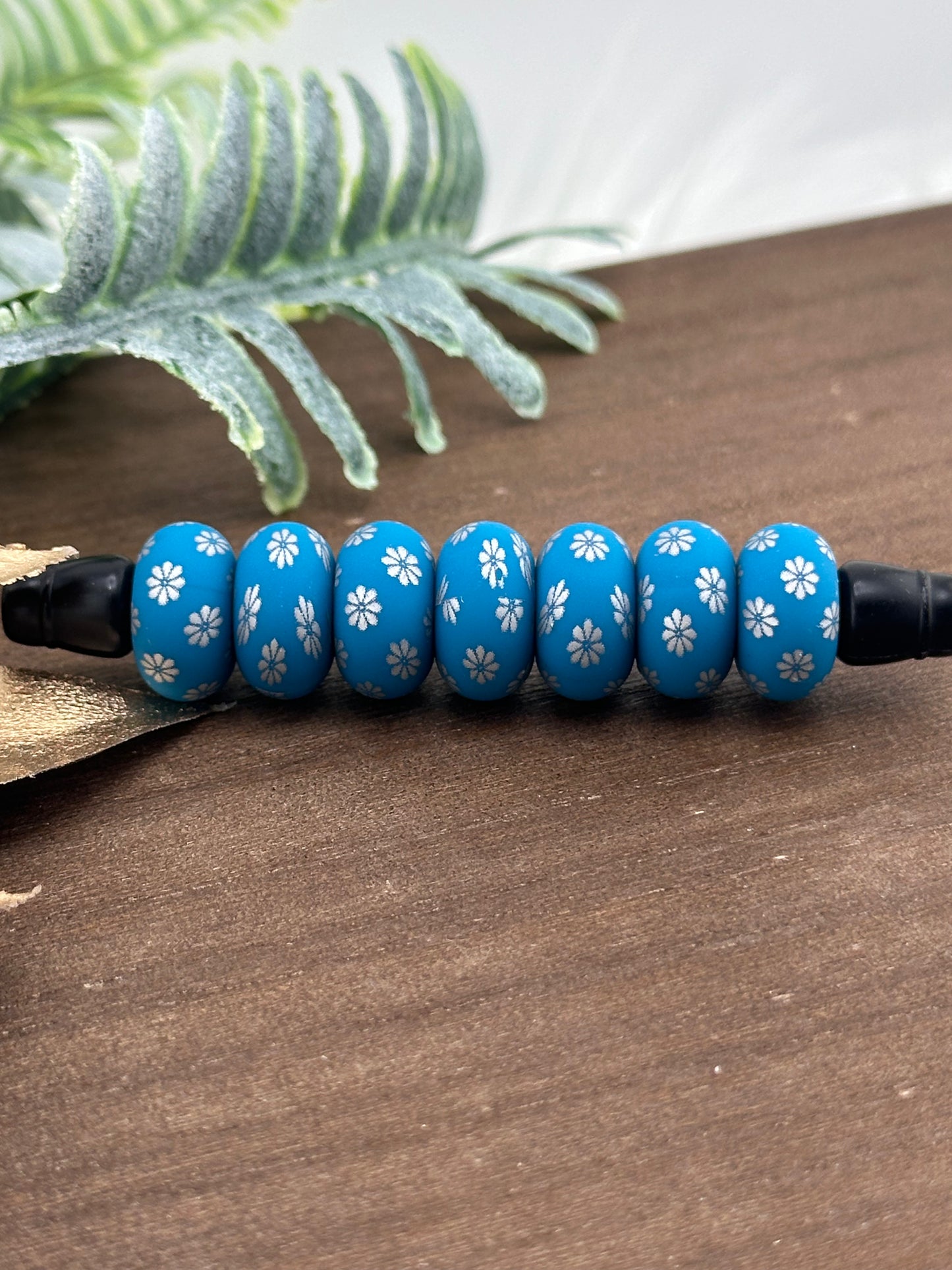 Metallic Daisy Biscay Bay *Exclusive 14mm Abacus