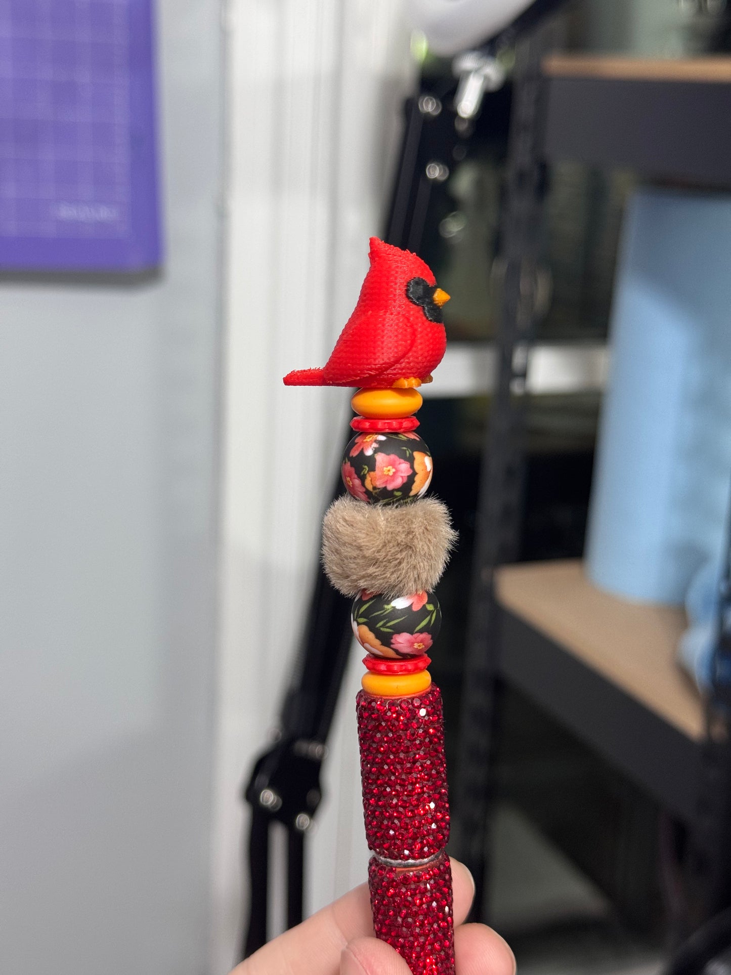 Connie The Cardinal Focal & Topper