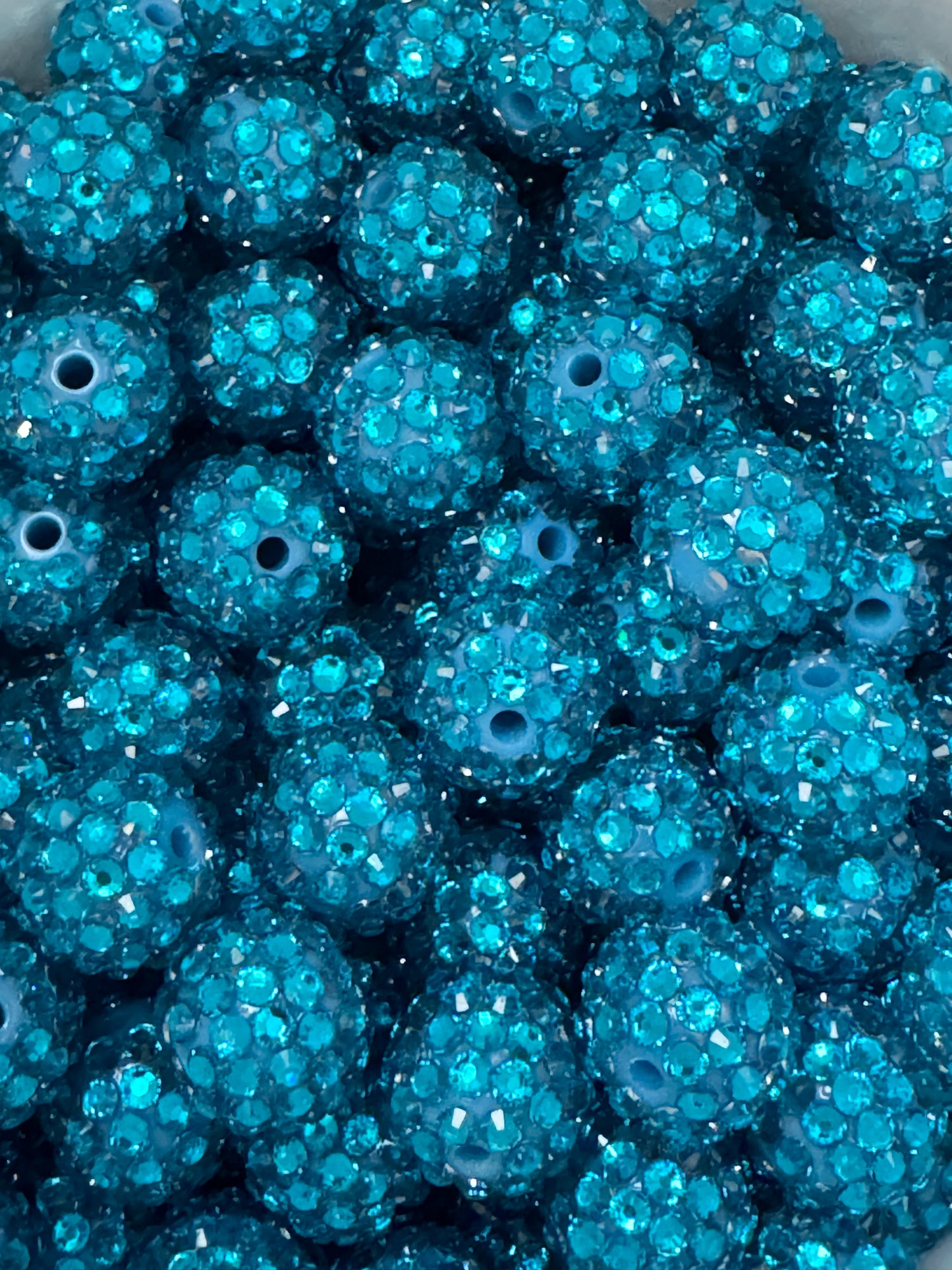 Rhinestone 16mm Acrylic ~ Bright Hawaiian