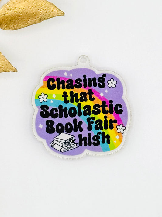 Dust Plug Charm ~ Chasing That Scholastic Book Fair High