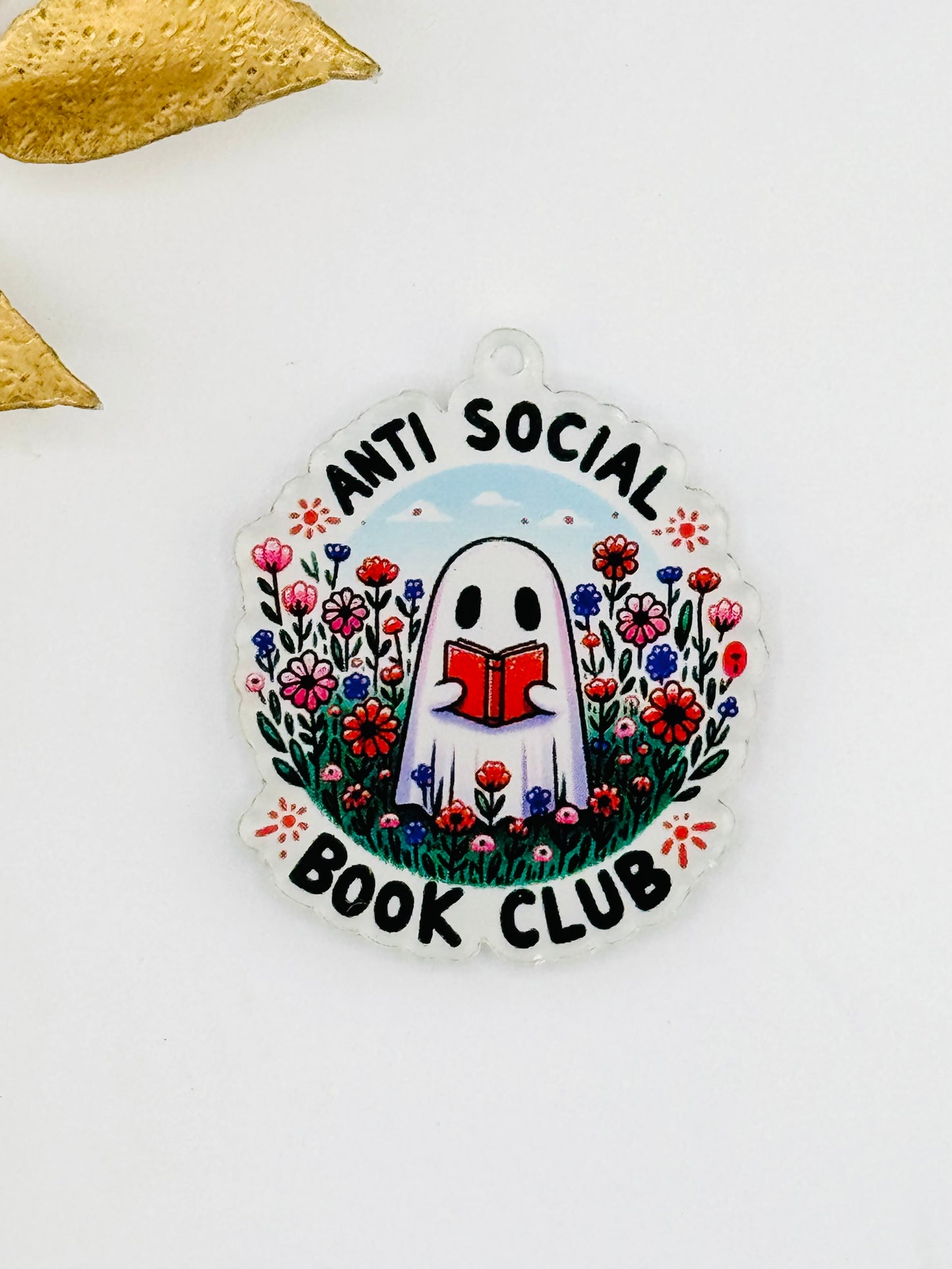 Dust Plug Charm ~ Anti Social Book Club