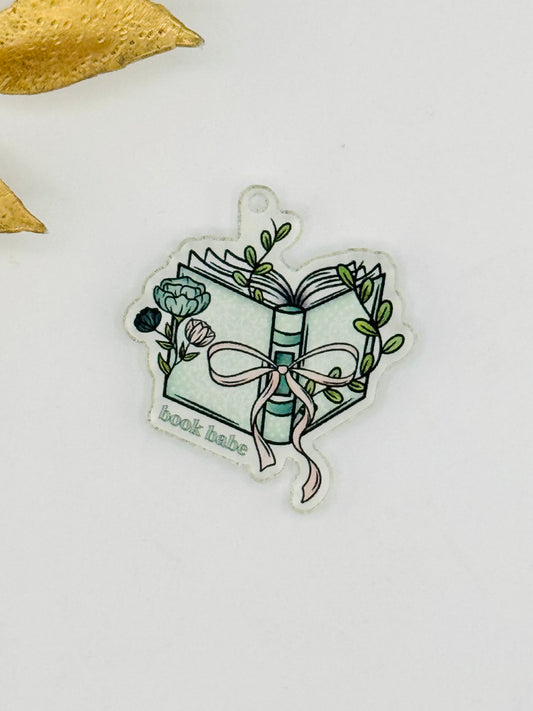 Dust Plug Charm ~ Book Babe