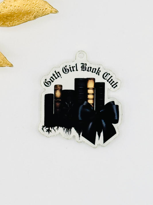 Dust Plug Charm ~ Goth Girl Book Club
