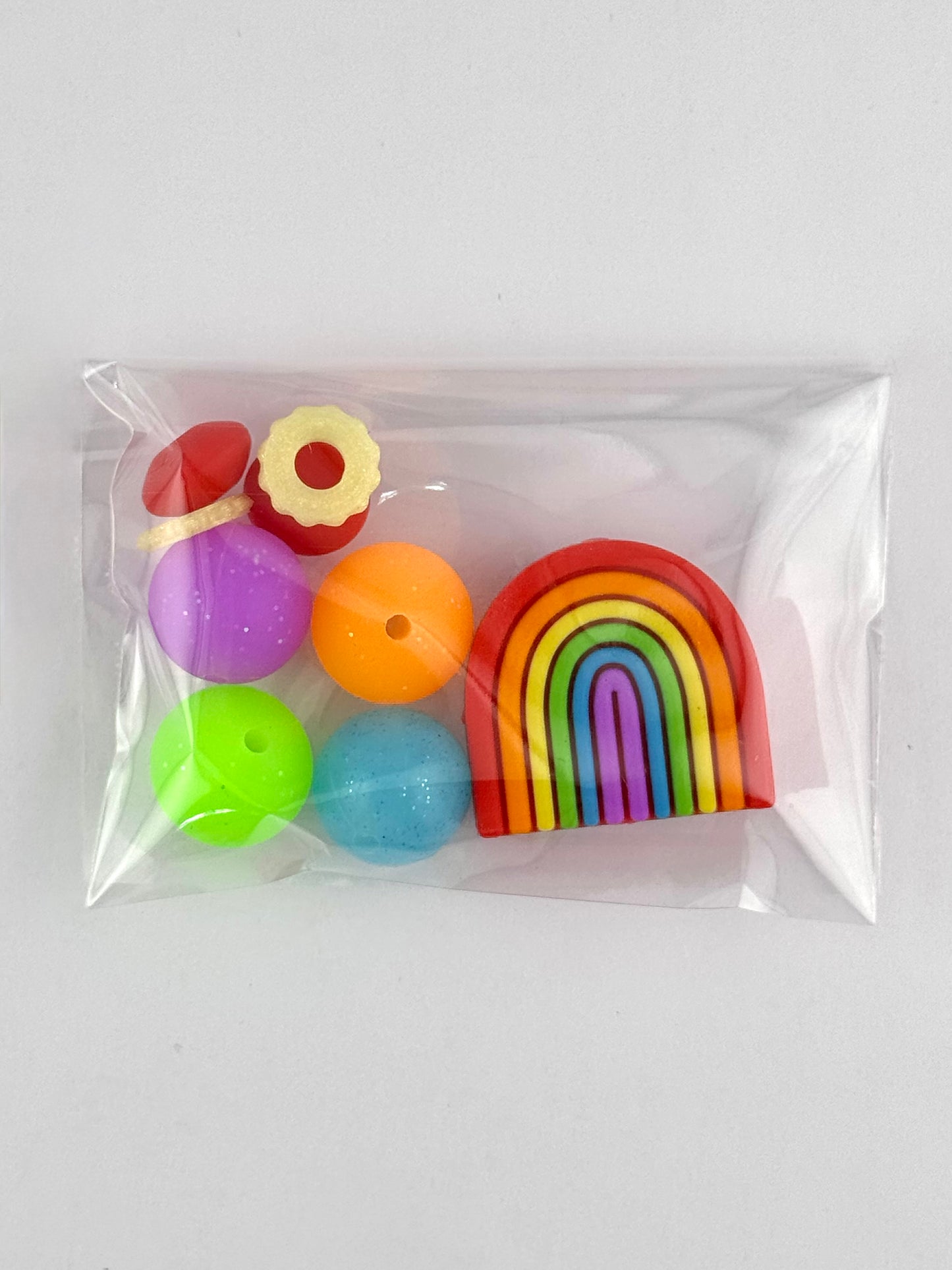 Bead Bag - Primary Rainbow