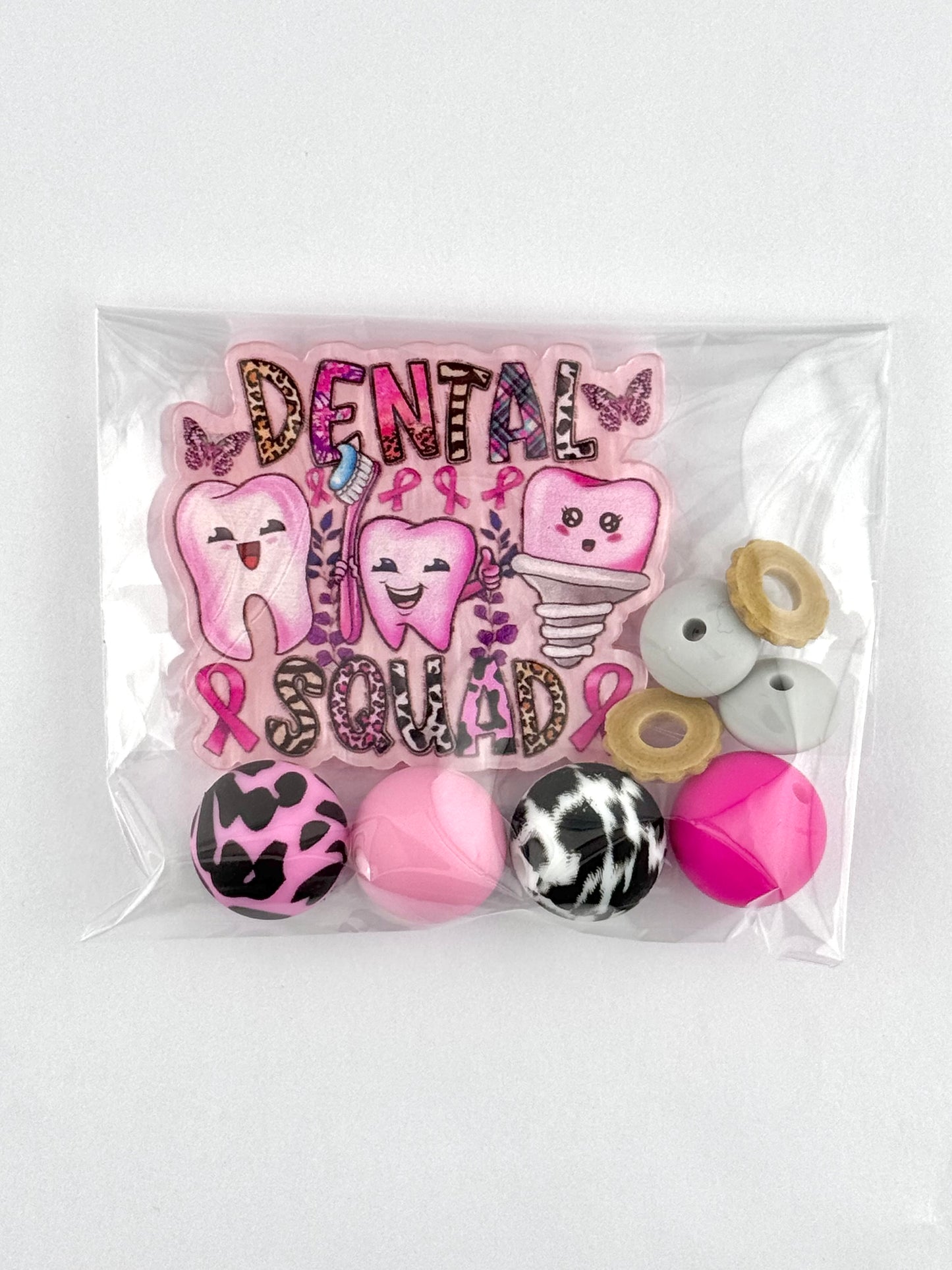 Flatback Bead Bag - Dental Squad