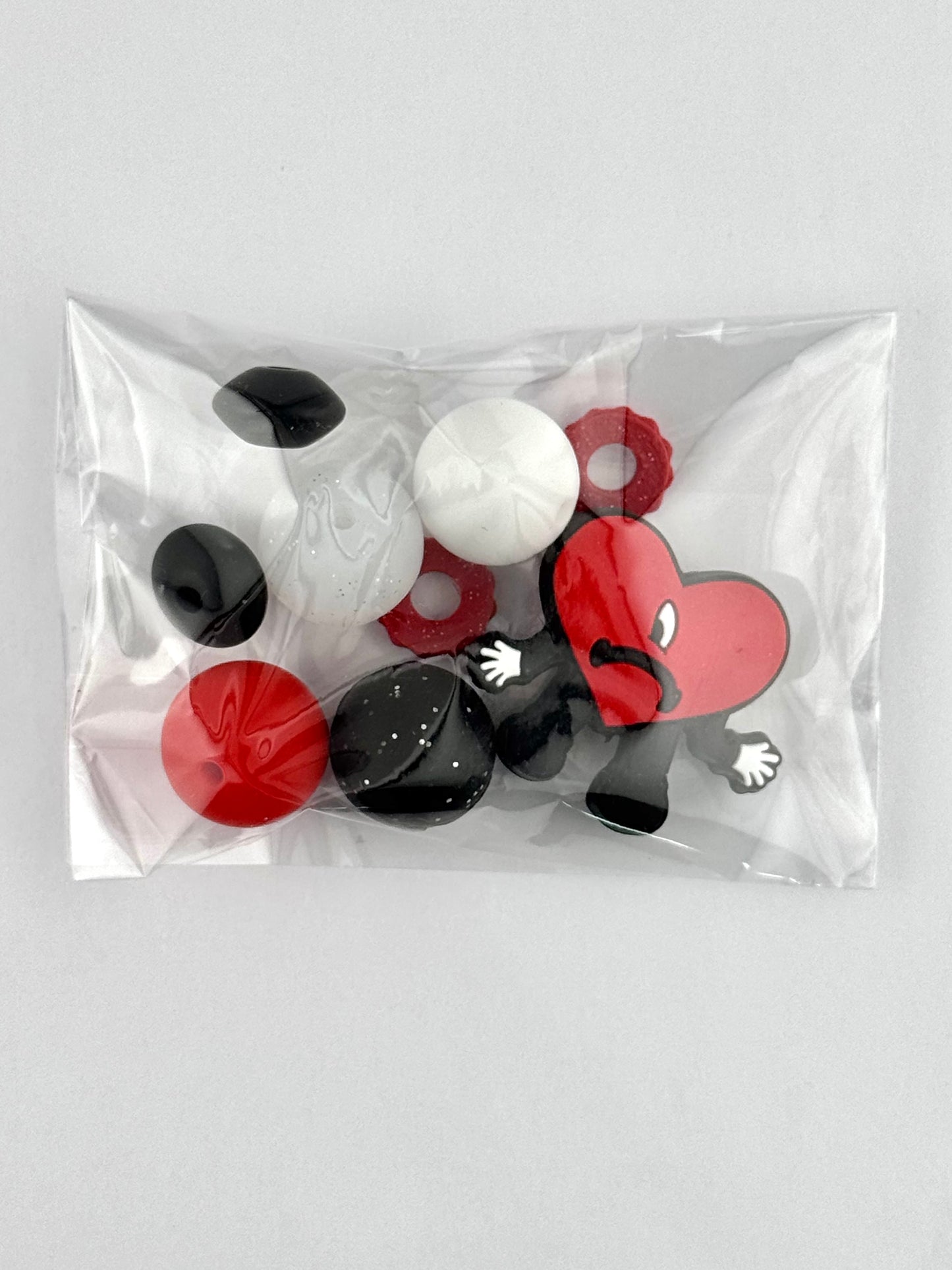 Bead Bag - Bunny Heart