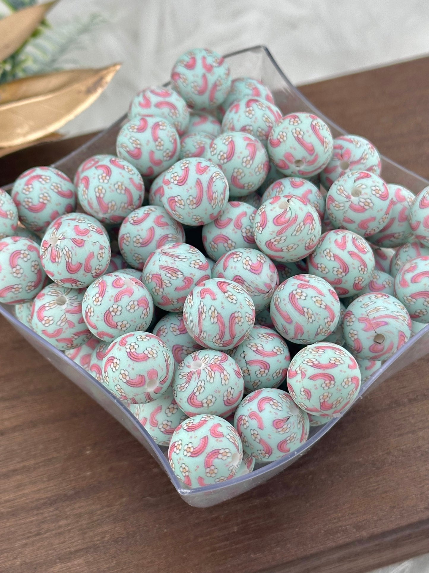 P336 Blooming Rainbows 15mm Print