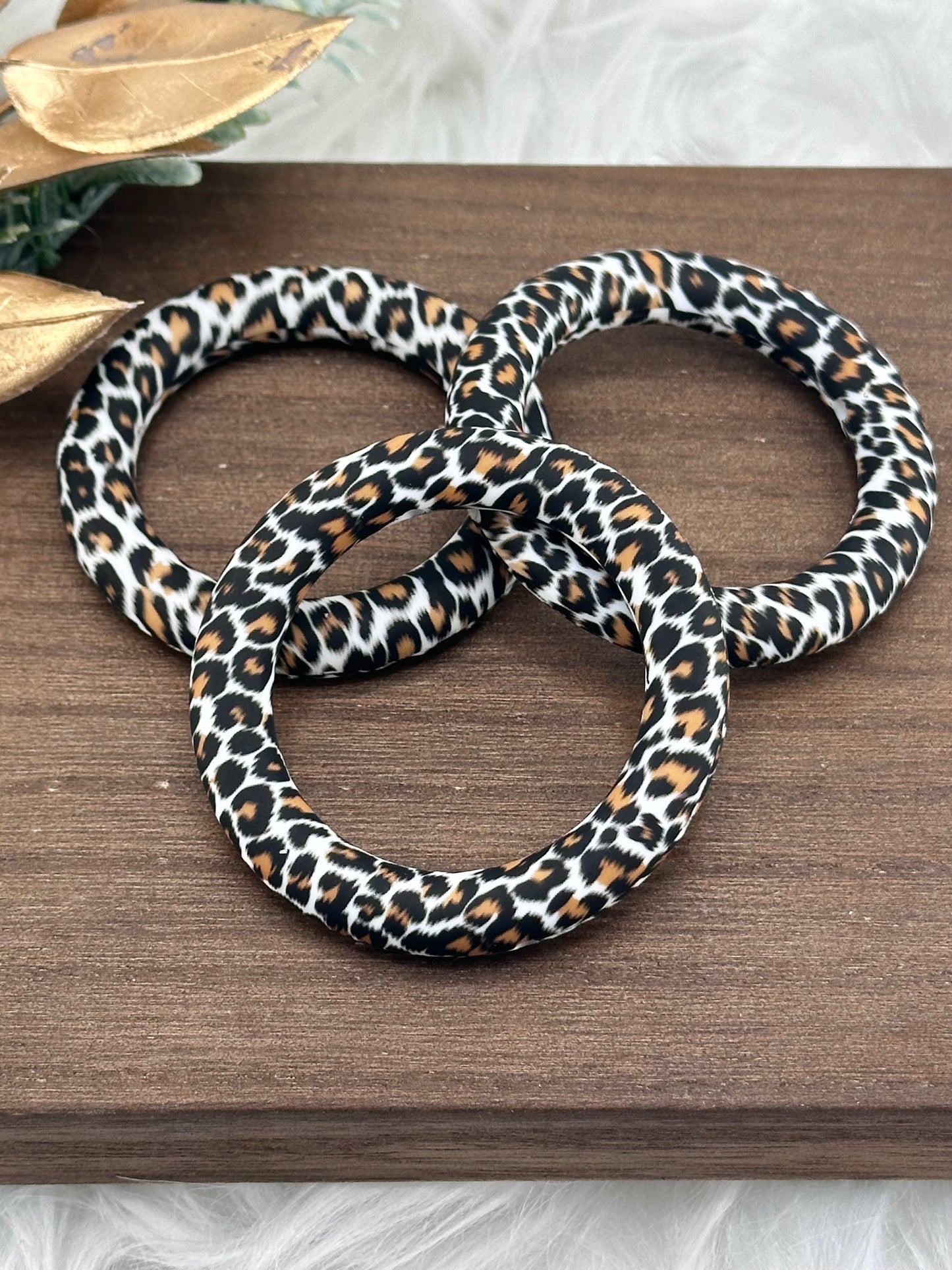 Printed OG Leopard Silicone Ring 65mm