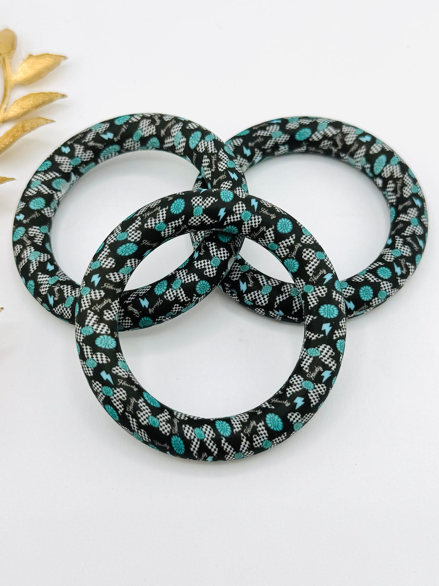 Printed Silicone Ring - Howdy Check