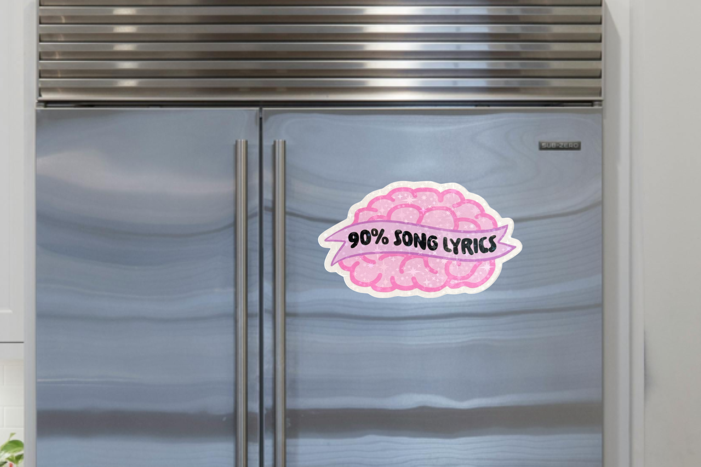 Fridge Magnet ~ FM021 ~ 90% Song Lyrics
