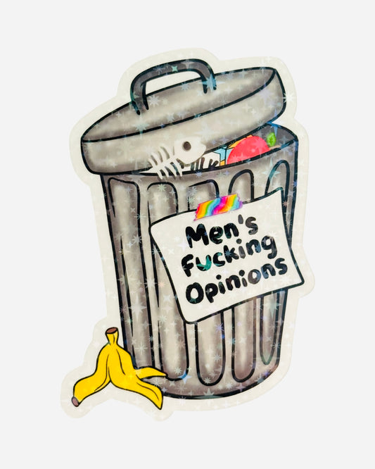 Fridge Magnet ~ FM017 ~ Mens Opinions (Trash)