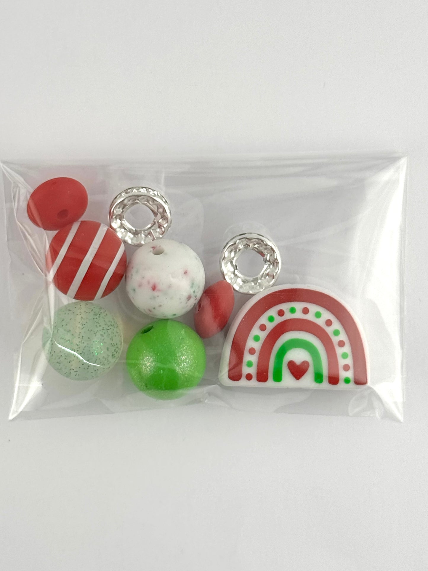 Bead Bag - Christmas Rainbow