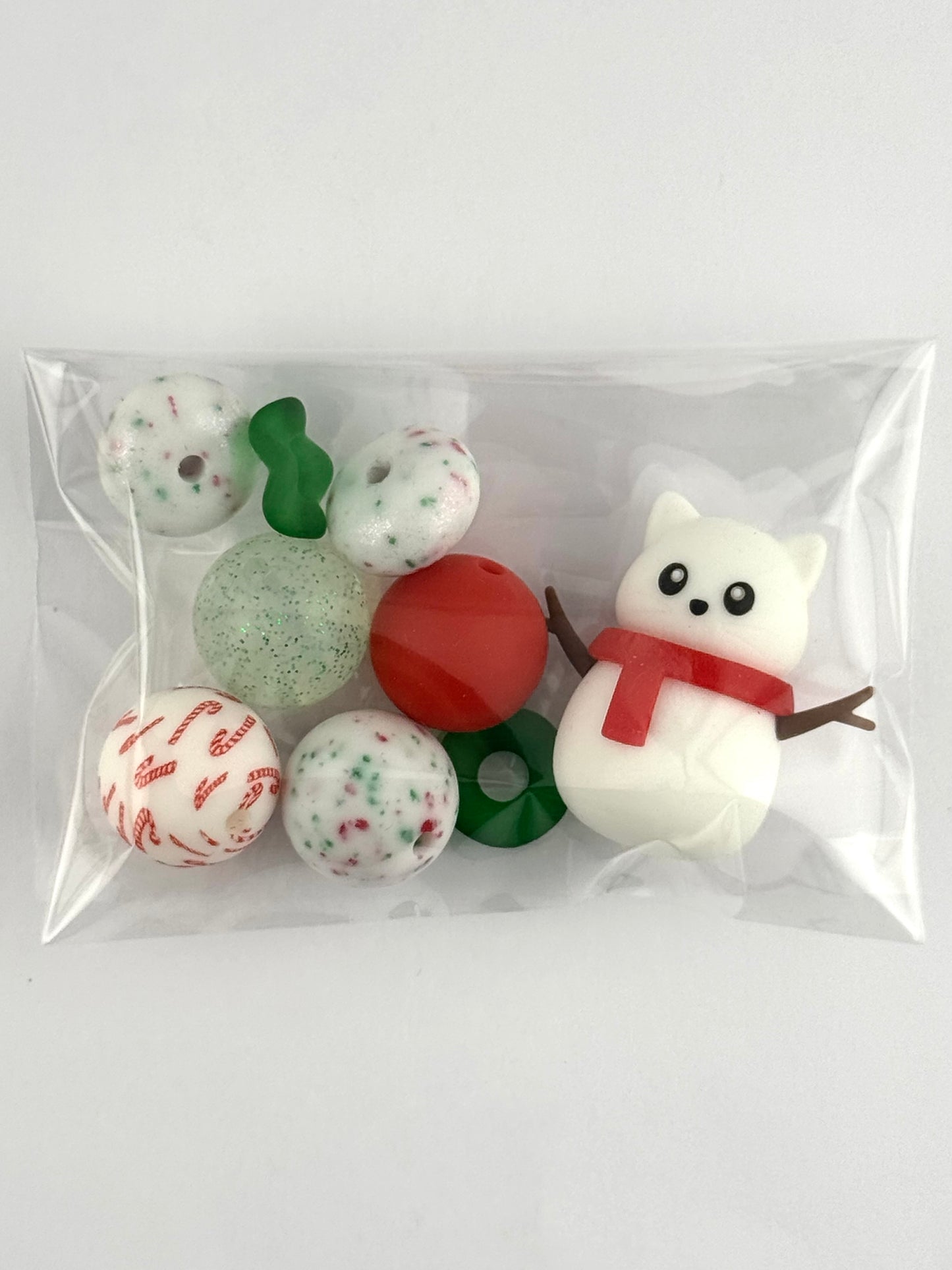 Bead Bag - Red Snowcat