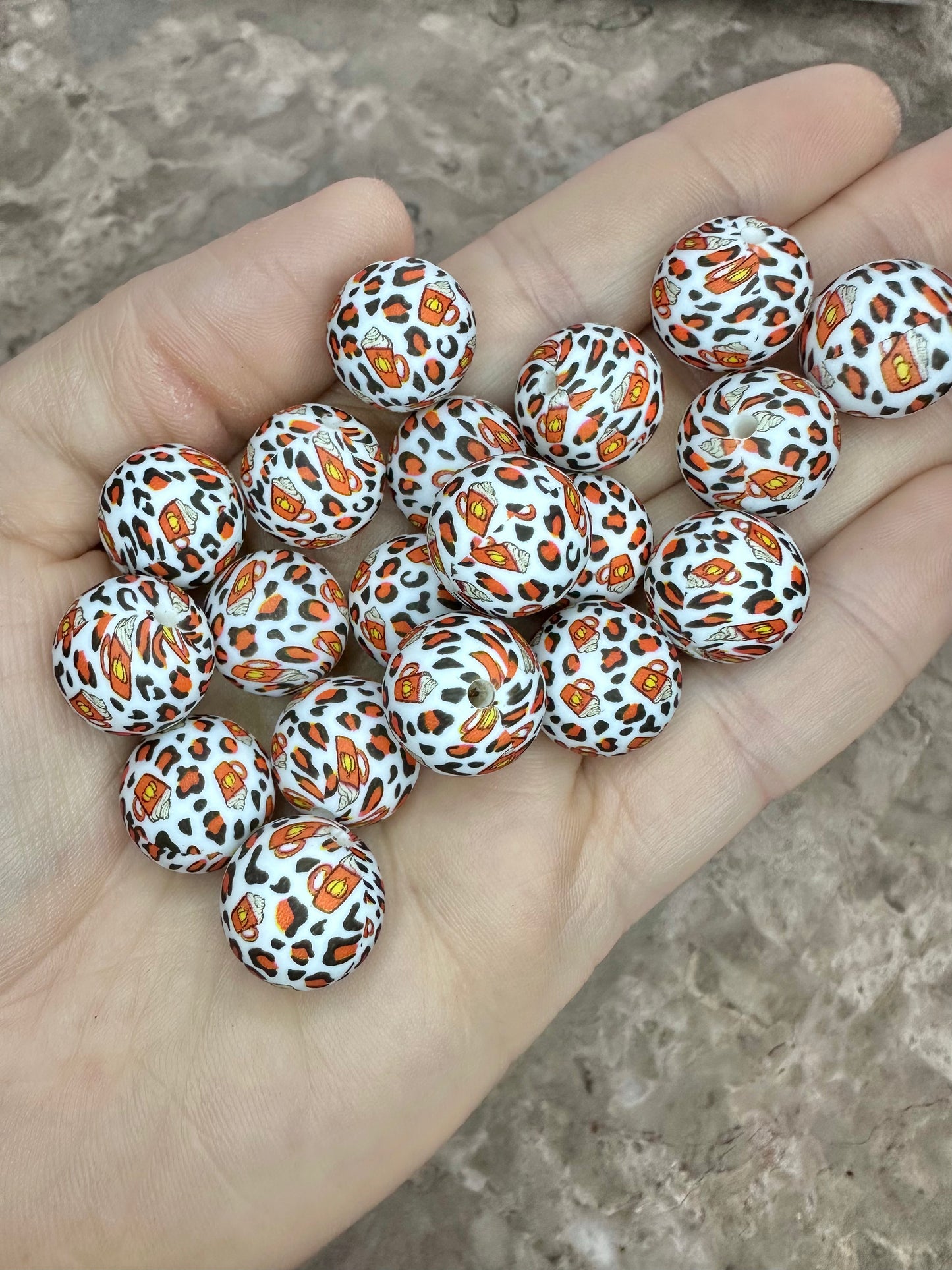 Pumpkin Spice Cheetah 15mm Print