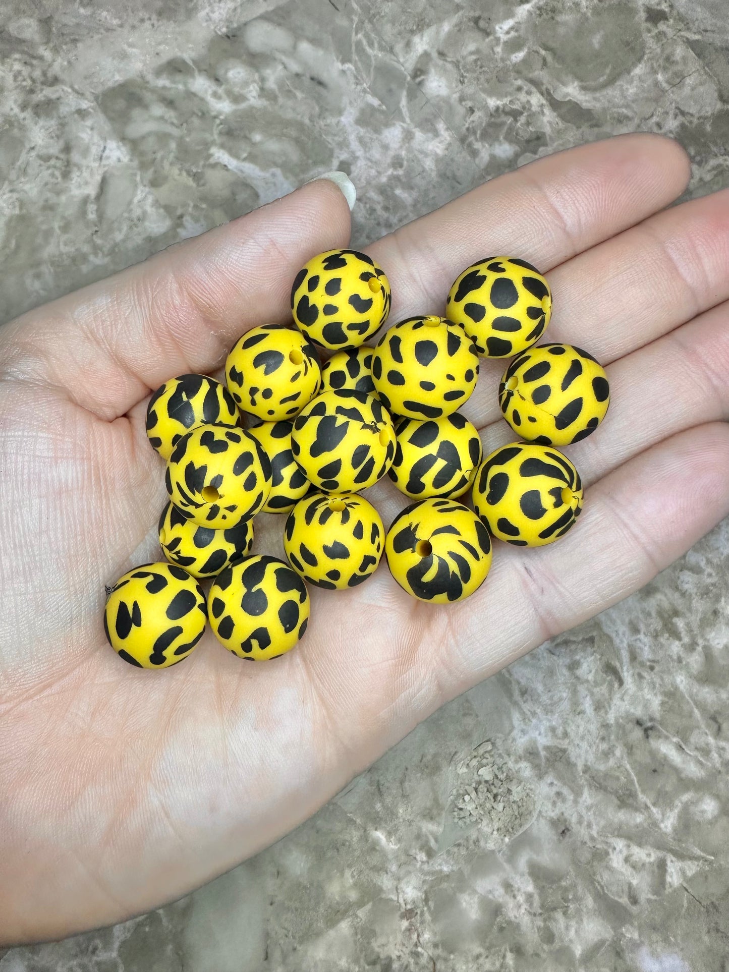 P Mustard Cow 15mm Print