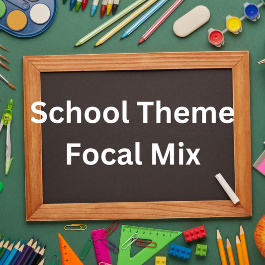 School Theme Focal Mix (10ct)