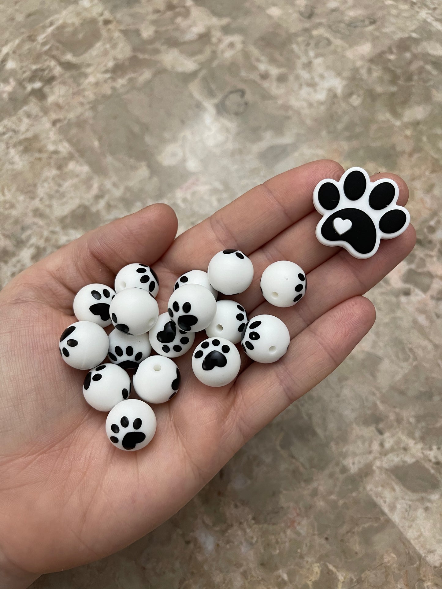 P221 White Paw 15mm Print