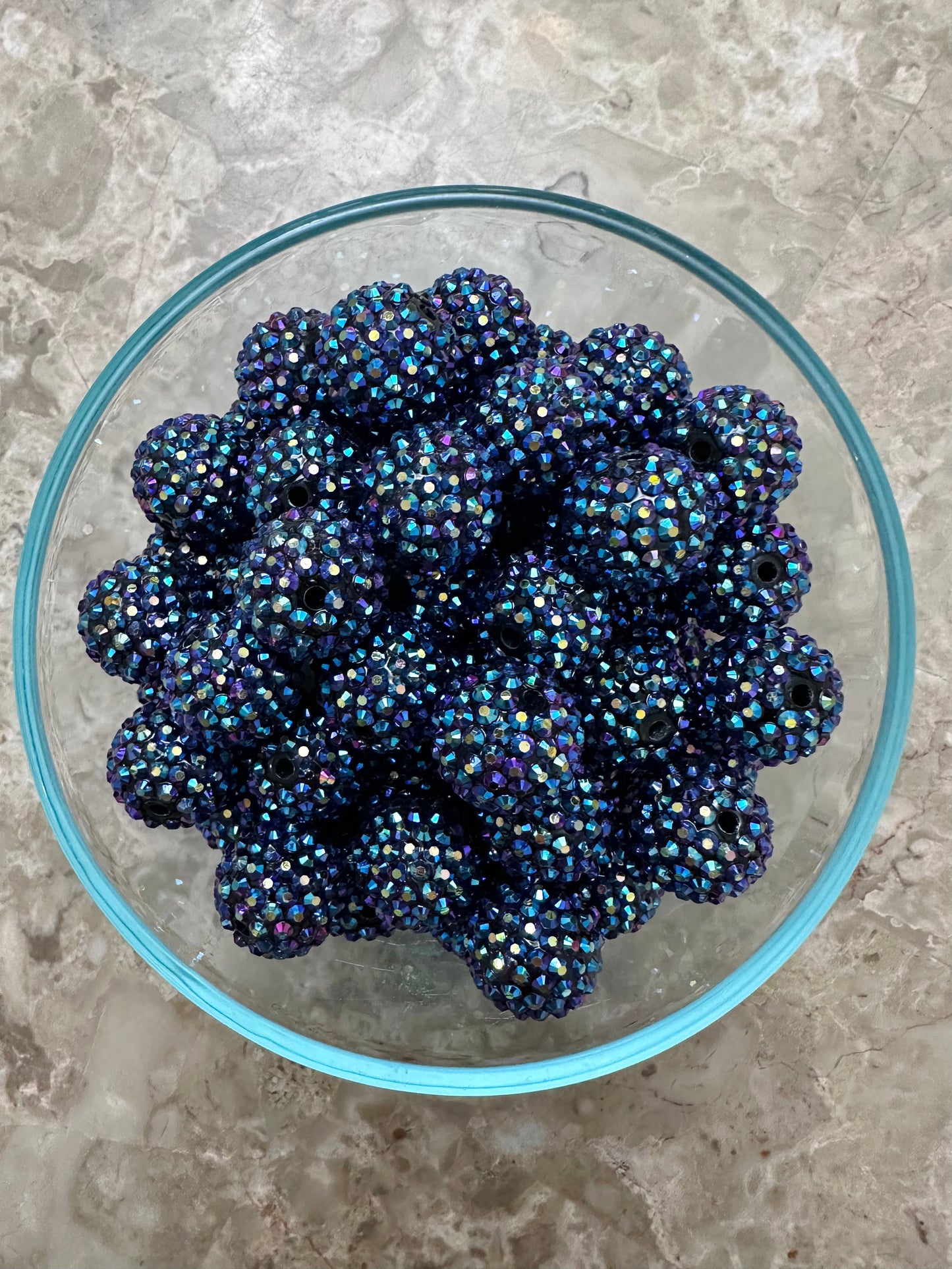 Rhinestone 20mm Acrylic ~ Sapphire