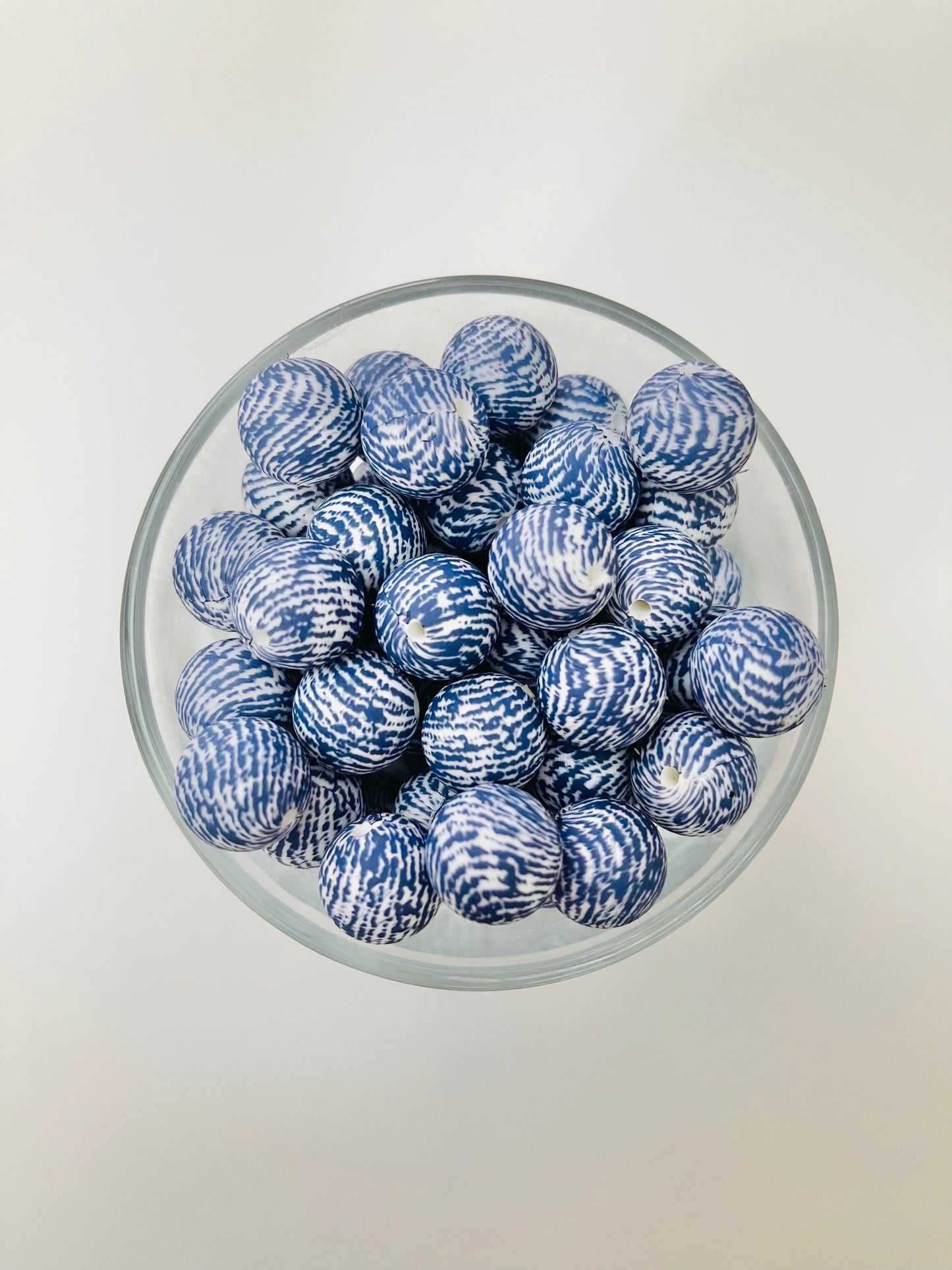 P16 Blue Fingerprint 15mm Print