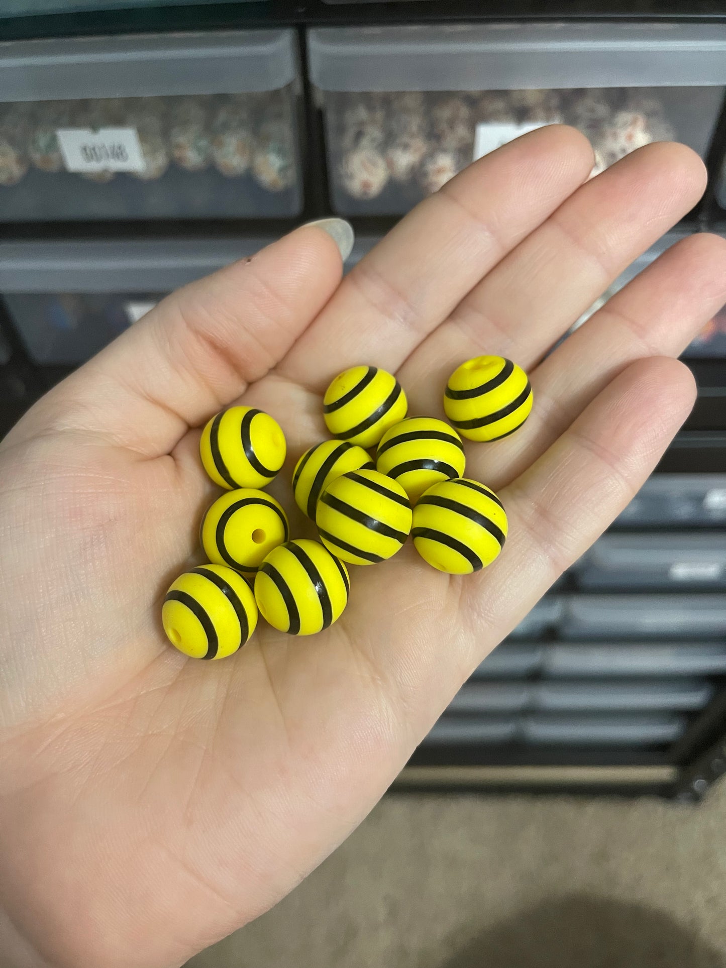 P141 Yellow Stripe 15mm Print