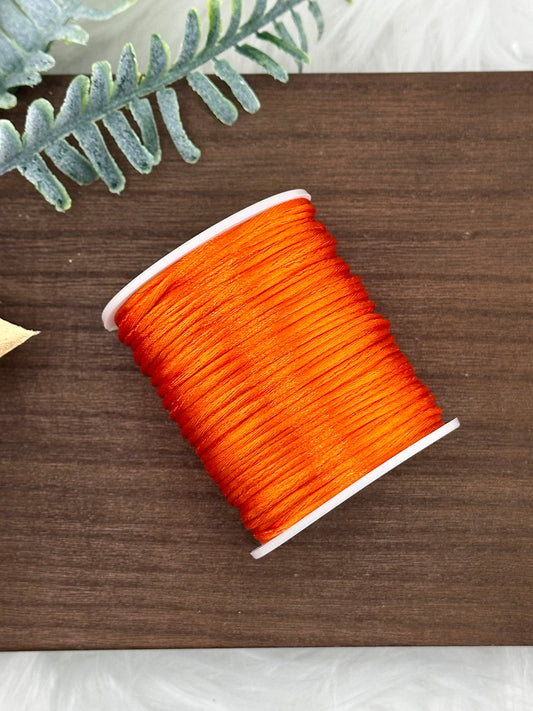 Nylon Cord 1.5mm Orange (#64) 50m Roll