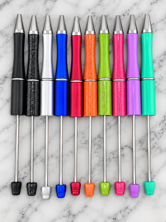 Plastic Beadable Solid Pen