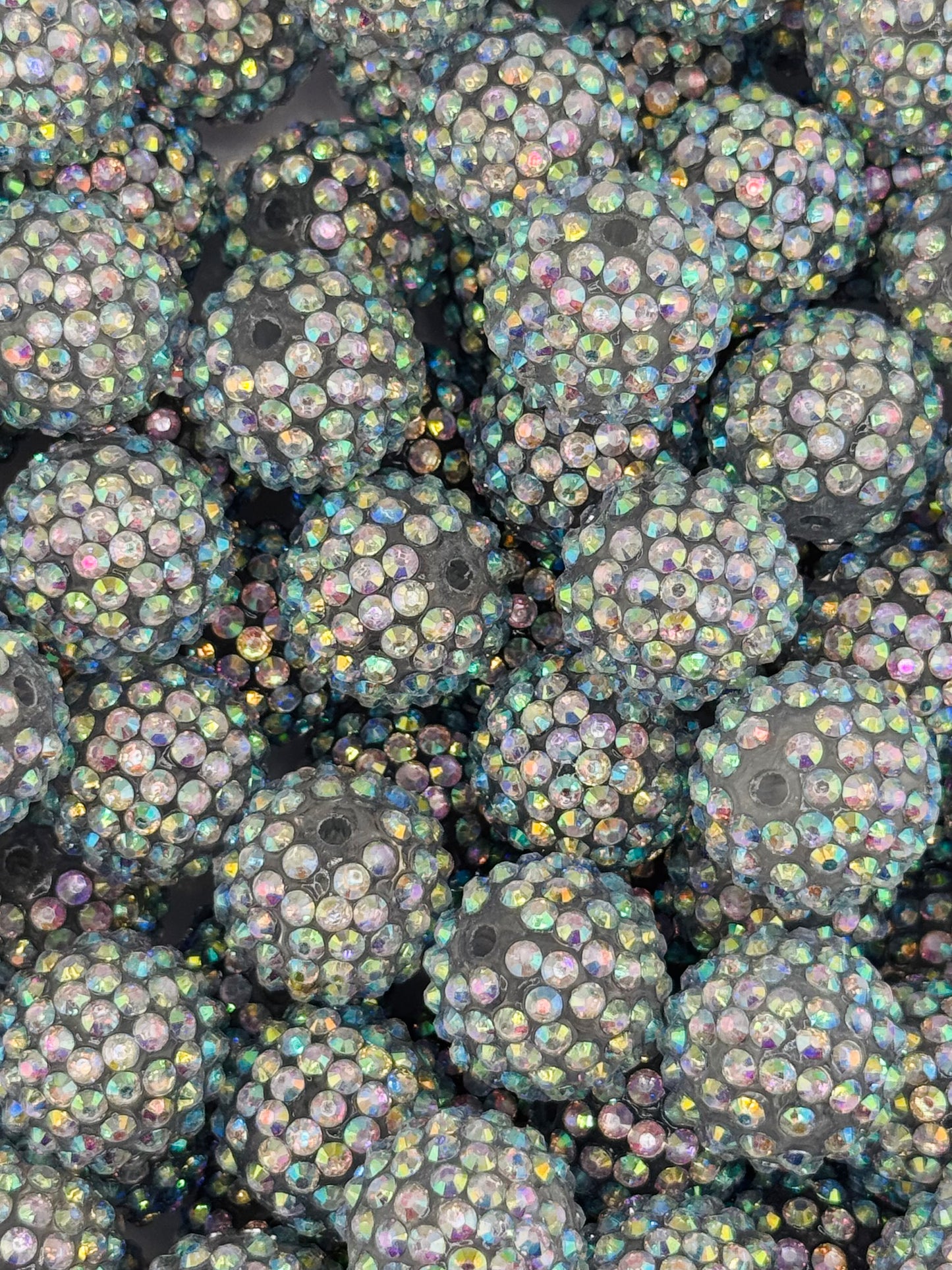 Rhinestone 20mm Acrylic ~ Iridescent