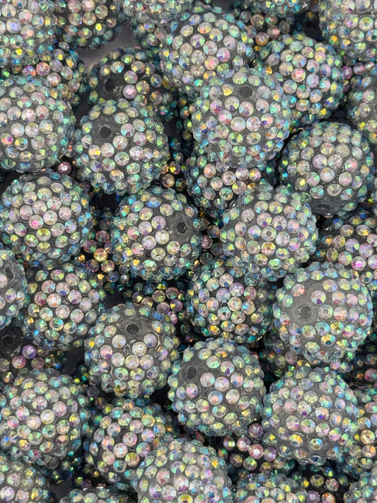 Rhinestone 20mm Acrylic ~ Iridescent
