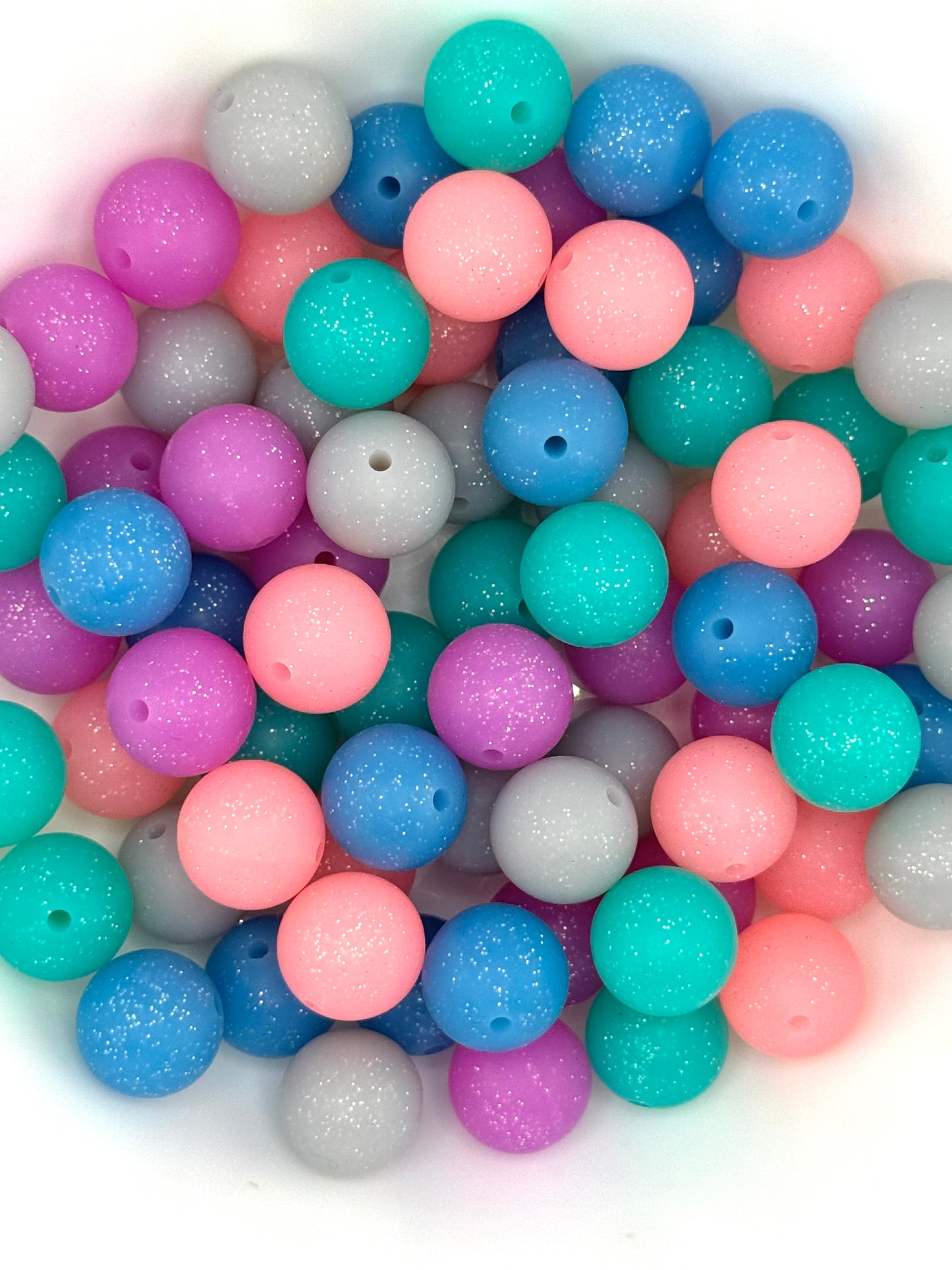 Glittery 15mm Mix - Preppy (25ct)
