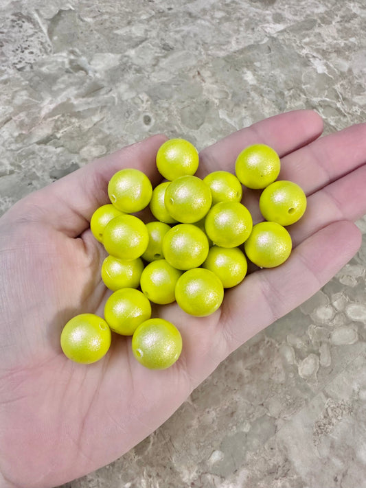 Opal #K60 Limeade 15mm Round