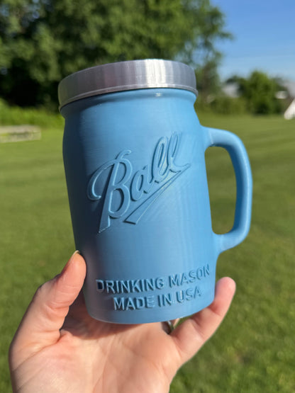 Mason Jar 12oz Can Koozie - Create Your Own