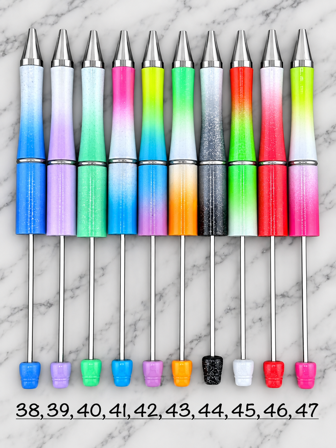 Plastic Beadable Solid Pen