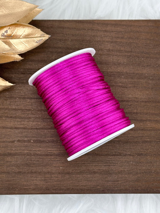 Nylon Cord 1.5mm Rose Pink (#76) 50m Roll